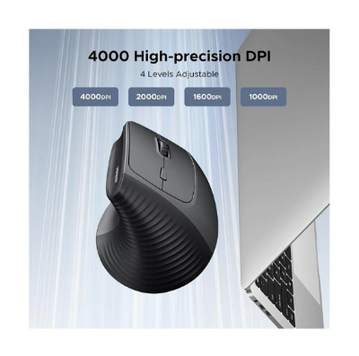 Picture of UGREEN M571 (55916) Wireless Black Silent Vertical Mouse