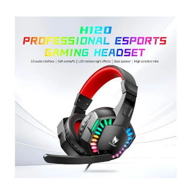 Picture of T-WOLF H120 Wired Black Gaming Headphone