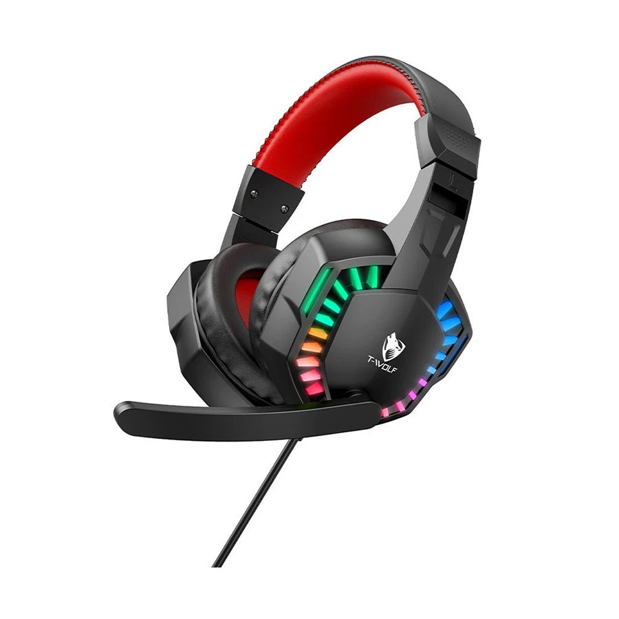 Picture of T-WOLF H120 Wired Black Gaming Headphone