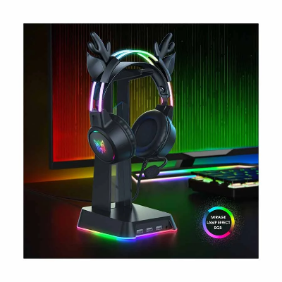 Picture of Onikuma X15 Pro Deer Ear RGB Wired Black Professional Gaming Headphone