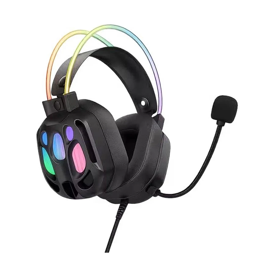 Picture of Onikuma X89 RGB Wired Black Immersive 3D Sound Gaming Headphone
