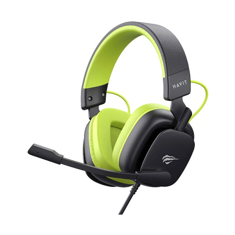 Picture of Havit Gamenote H2048U USB 7.1 Black & Green Gaming Headphone