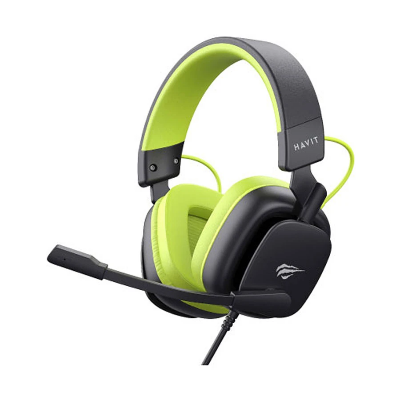 Picture of Havit Gamenote H2048U USB 7.1 Black & Green Gaming Headphone