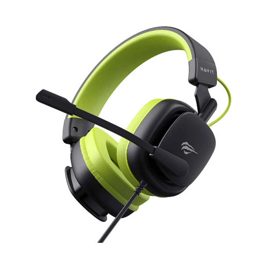 Picture of Havit Gamenote H2048U USB 7.1 Black & Green Gaming Headphone