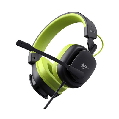 Picture of Havit Gamenote H2048U USB 7.1 Black & Green Gaming Headphone
