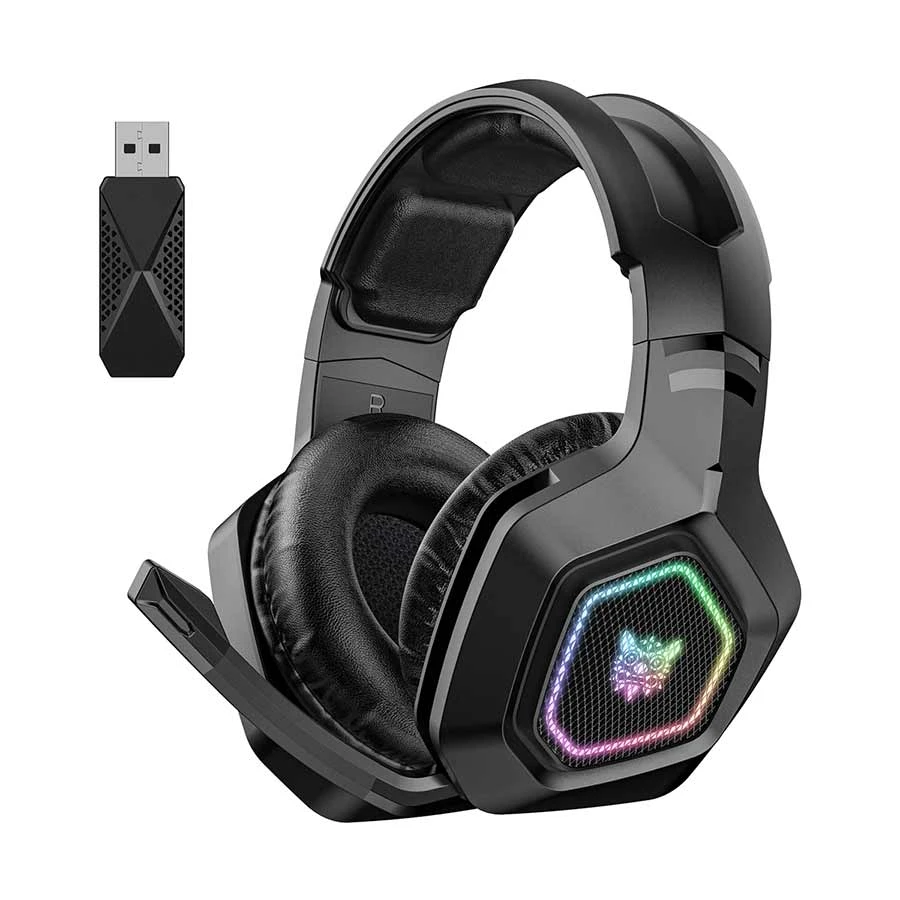 Picture of ONIKUMA B100 RGB Tri-Mode Bluetooth Black Gaming Headphone