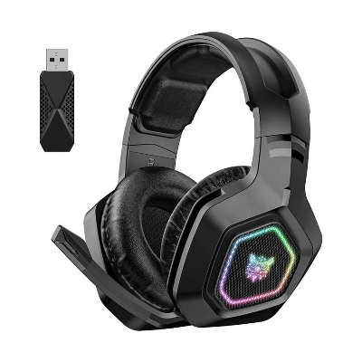 Picture of ONIKUMA B100 RGB Tri-Mode Bluetooth Black Gaming Headphone