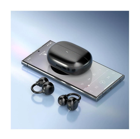 Picture of BWOO BO-BW39 Open-Ear Clip-On Black TWS Bluetooth Earbuds