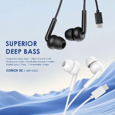 Picture of oraimo CONCH 2C oraimo CONCH 2C Type-C Wired Earphones
