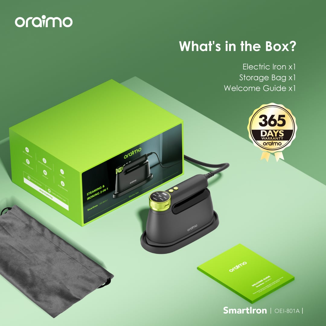 Picture of oraimo SmartIron 1740W Portable Electric Iron