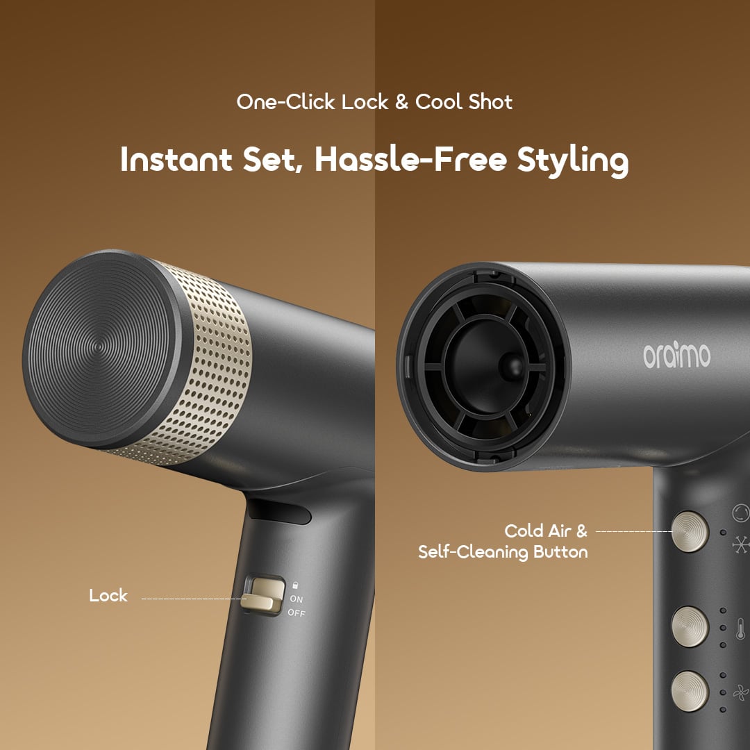 Picture of oraimo Swift Dry High-Speed Motor Hair Dryer