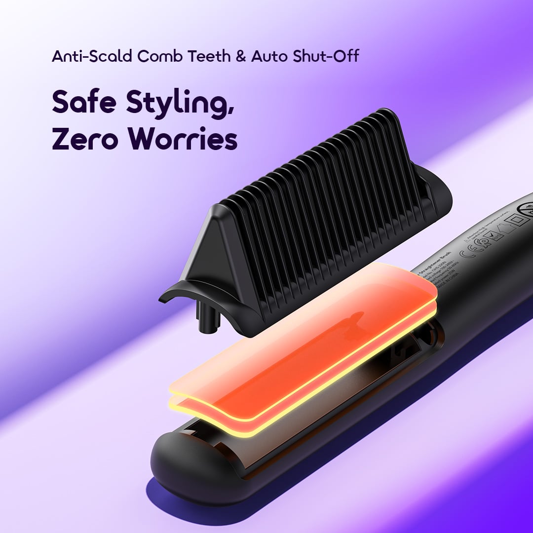 Picture of oraimo SleekWave Hair Straightener Brush