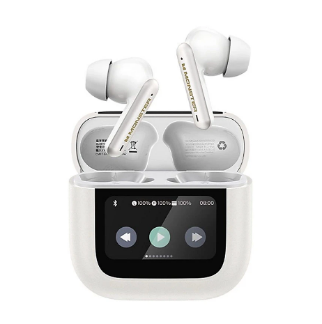 Picture of Monster TH300 White TWS Bluetooth Earbuds