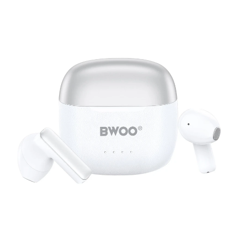 Picture of Bwoo BO-BW41-WH White TWS Bluetooth Earbuds