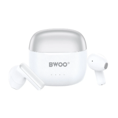 Picture of Bwoo BO-BW41-WH White TWS Bluetooth Earbuds