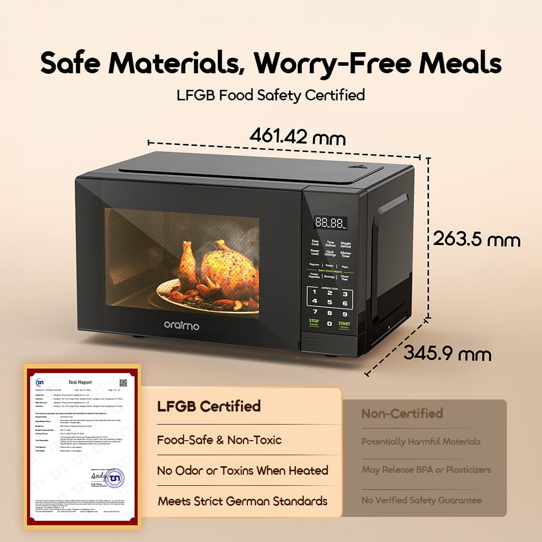 Picture of oraimo InfiWave Lite 23L Energy-Saving Touchscreen Microwave Oven