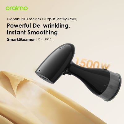 Picture of oraimo SmartSteamer 1500W Handheld Garment Steamer