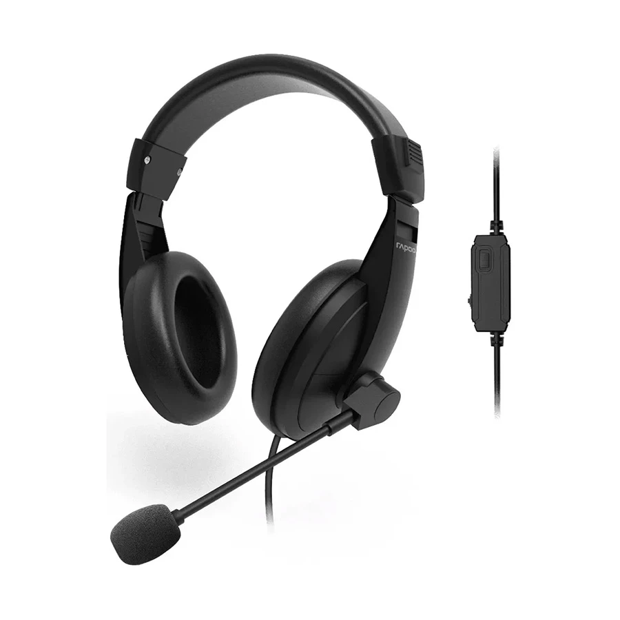 Picture of Rapoo H150S Wired Black USB Stereo Headphone