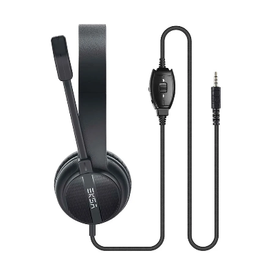 Picture of EKSA Telecom H12 Black Wired Over-Ear Professional Headphone (2 Year Warranty)