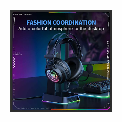 Picture of ONIKUMA X80 RGB Wired Black 7.1 Surround Sound Gaming Headphone