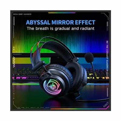 Picture of ONIKUMA X80 RGB Wired Black 7.1 Surround Sound Gaming Headphone