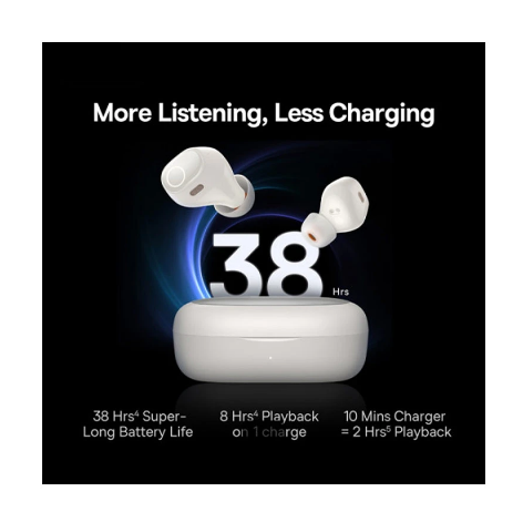 Picture of Baseus Bowie WM03 Creamy White TWS Bluetooth Earbuds #NGTW330302