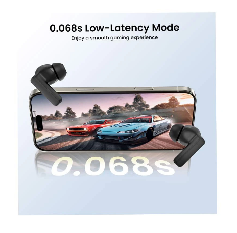 Picture of Bwoo BO-BW40-BK ANC & ENC Black TWS Bluetooth Earbuds