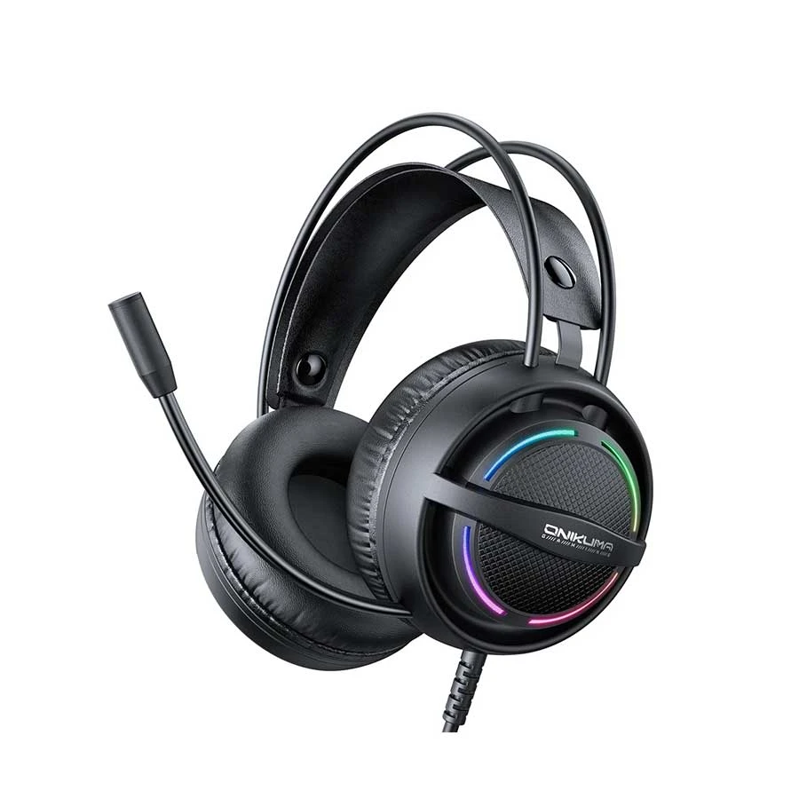 Picture of Onikuma X88 RGB Wired Black Gaming Headphone