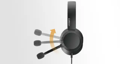 Picture of A4TECH FH150U Fstyler USB Black Conference Headphone