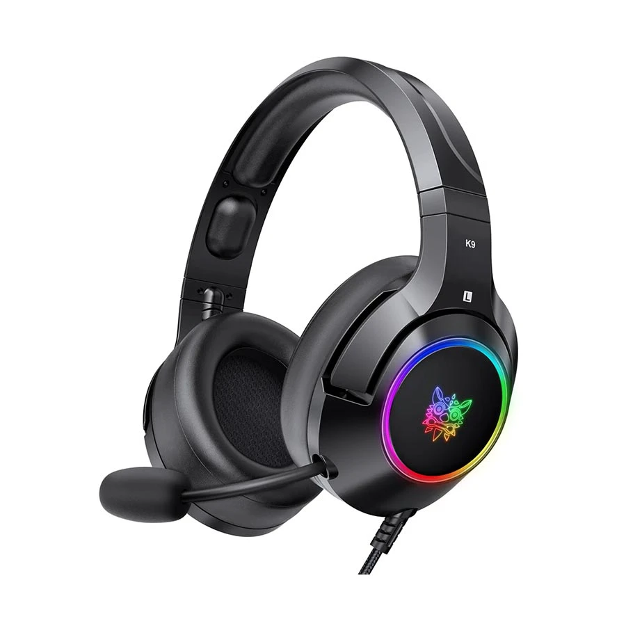 Picture of ONIKUMA K9 RGB Wired Black Over-Ear Stereo Gaming Headphone