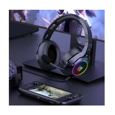 Picture of ONIKUMA K9 RGB Wired Black Over-Ear Stereo Gaming Headphone