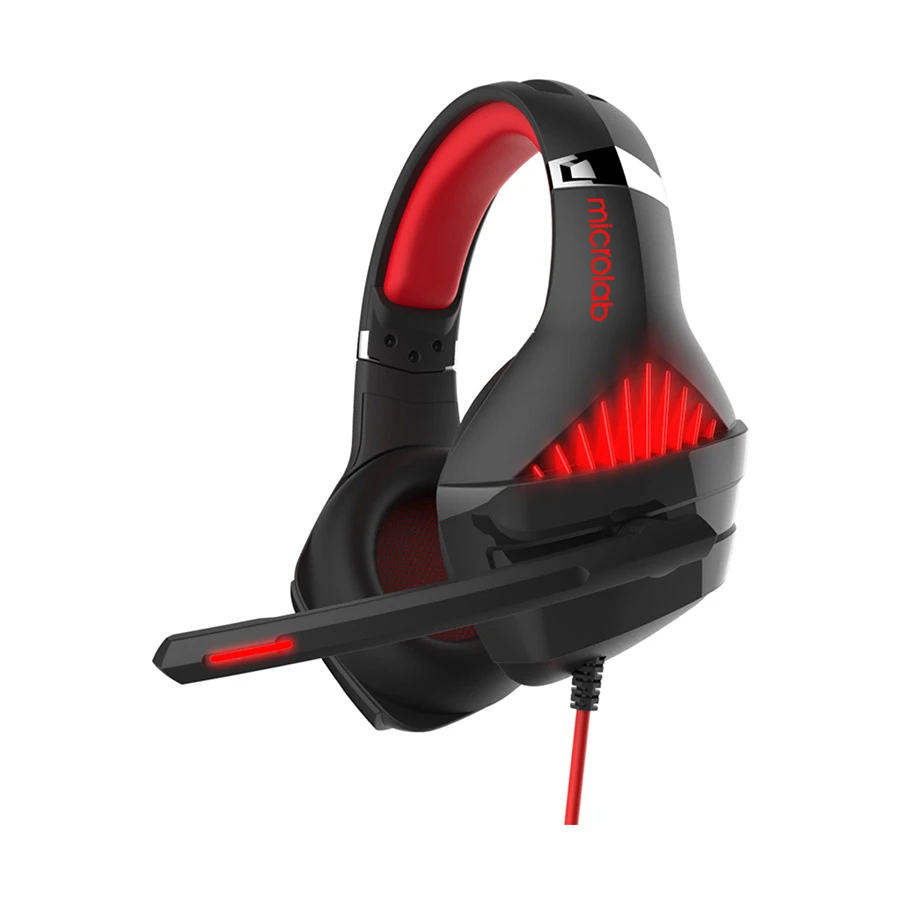 Picture of Microlab G6 Wired Black & Red Gaming Headphone
