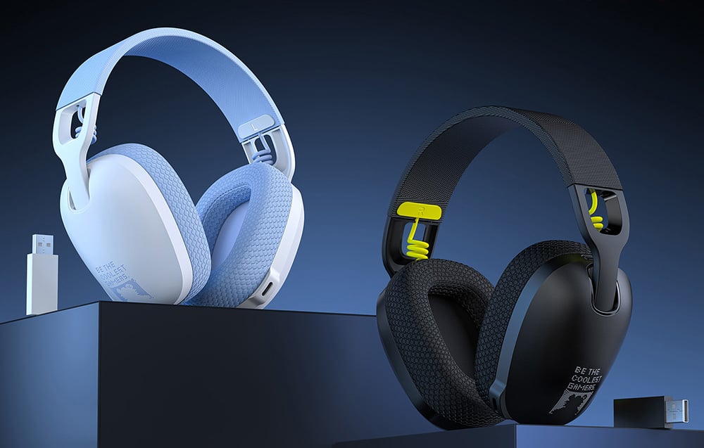 Picture of ONIKUMA B2 Tri-Mode Bluetooth White 7.1 Surround Sound Gaming Headphone