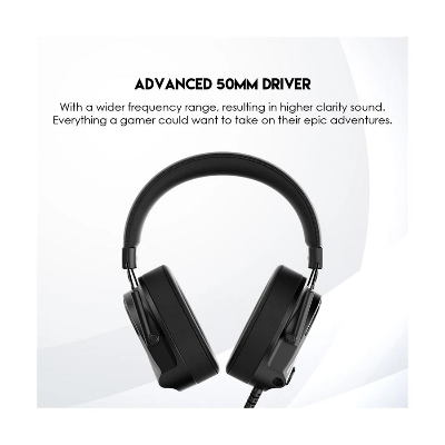 Picture of Fantech MH91 Alto Wired On-Ear Black Gaming Headphone
