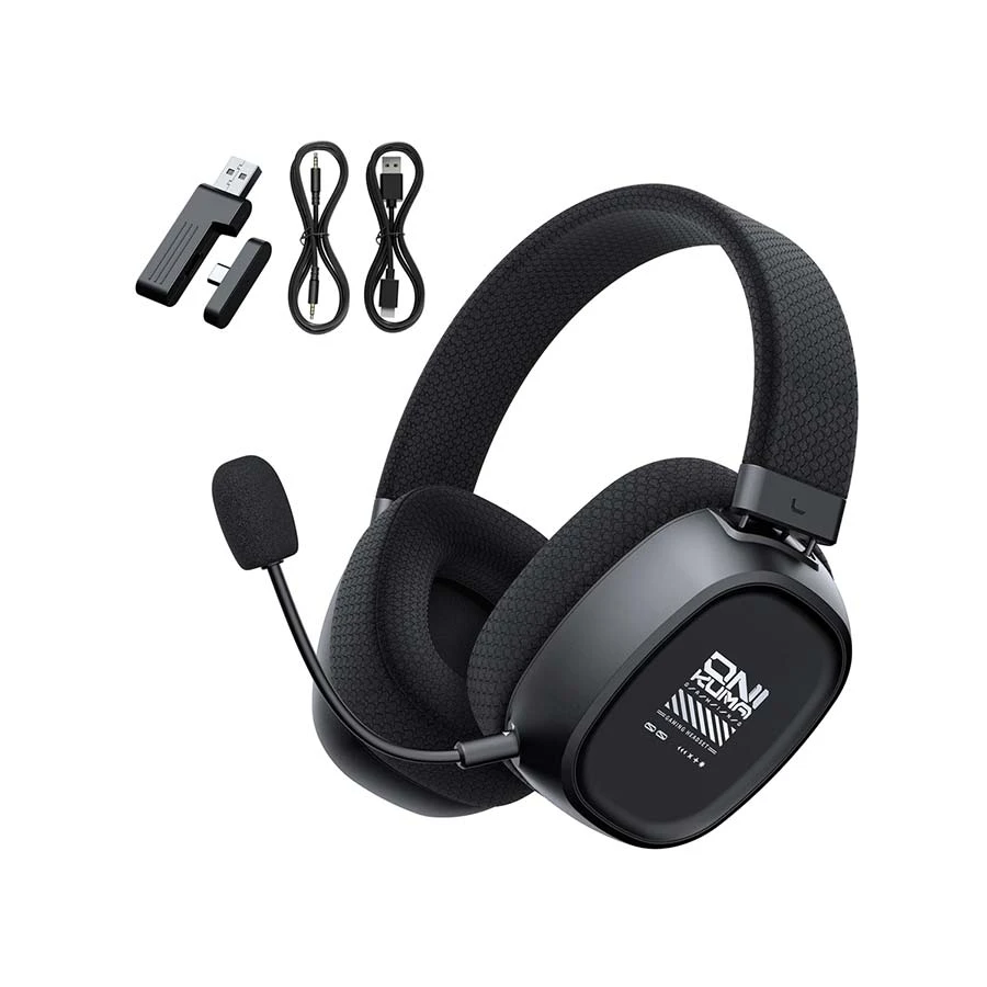 Picture of Onikuma GT839 Tri-Mode Bluetooth Black Gaming Headphone