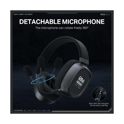 Picture of Onikuma GT839 Tri-Mode Bluetooth Black Gaming Headphone