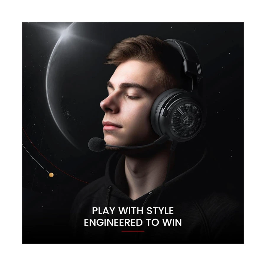 Picture of EKSA StarEngine E5000S Black Wired Over-Ear Gaming Headphone