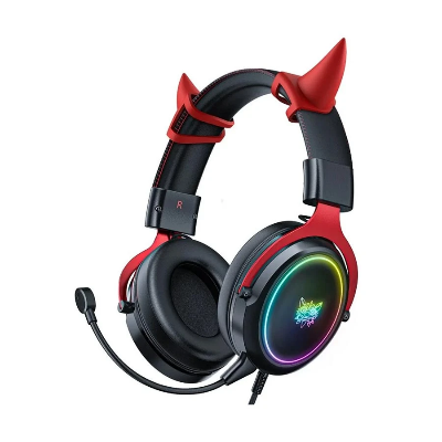 Picture of ONIKUMA X10 RGB Wired Black-Red Professional Gaming Headphone