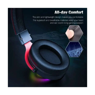 Picture of ONIKUMA X10 RGB Wired Black-Red Professional Gaming Headphone