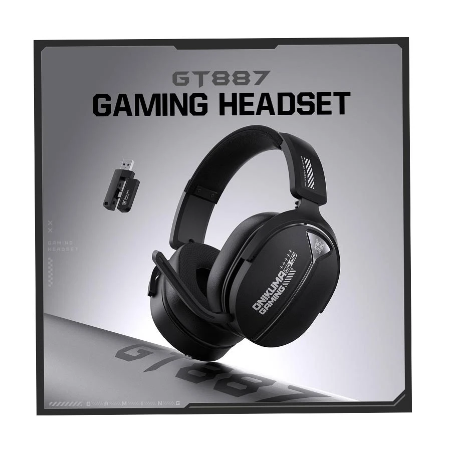 Picture of Onikuma GT887 4-Mode Black Bluetooth Headphone