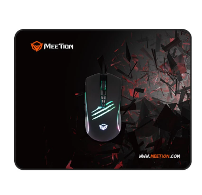 Picture of Meetion MT-C011 USB Black Gaming Mouse with Mouse Pad