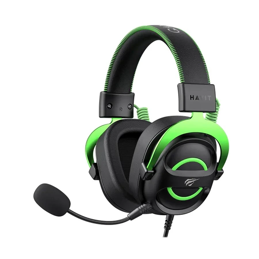 Picture of Havit Gamenote H2002E Wired Black & Green Gaming Headphone