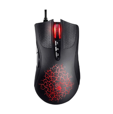 Picture of A4TECH Bloody A90 Light Strike RGB Black Gaming Mouse