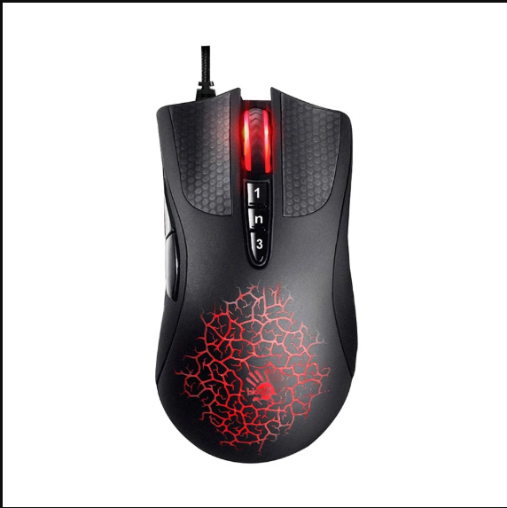 Picture of A4TECH Bloody A90 Light Strike RGB Black Gaming Mouse