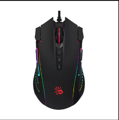 Picture of A4TECH Bloody J90S 2 Fire RGB Animation Black Gaming Mouse
