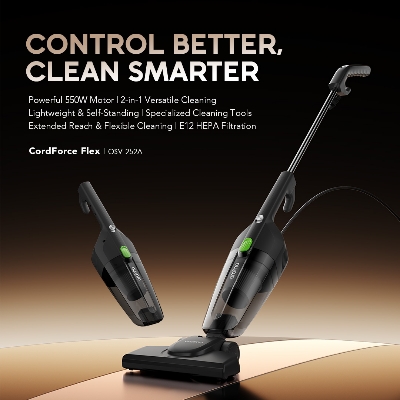 Picture of oraimo CordForce Flex Corded 2-in-1 Stick Vacuum