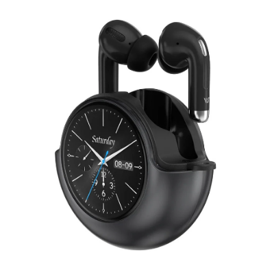 Picture of WEOFLY Lifefits Black TWS Bluetooth Earbuds with Smart Touchscreen #WFLF423B