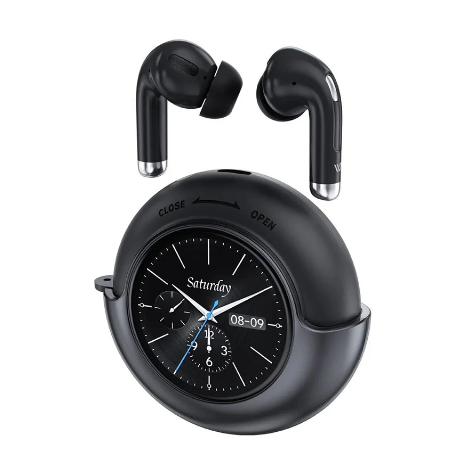 Picture of WEOFLY Lifefits Black TWS Bluetooth Earbuds with Smart Touchscreen #WFLF423B