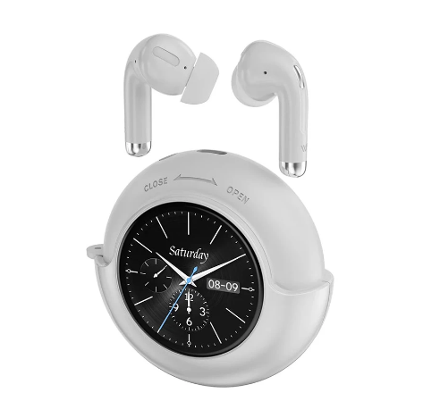Picture of WEOFLY Lifefits Black TWS Bluetooth Earbuds with Smart Touchscreen #WFLF423B