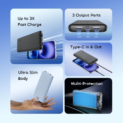 Picture of Oraimo PowerFlow B11 OPB-1102 10000mAh 15W Type C Power Bank